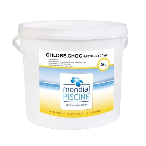 Chlore choc pastilles 20 g - 5 kg